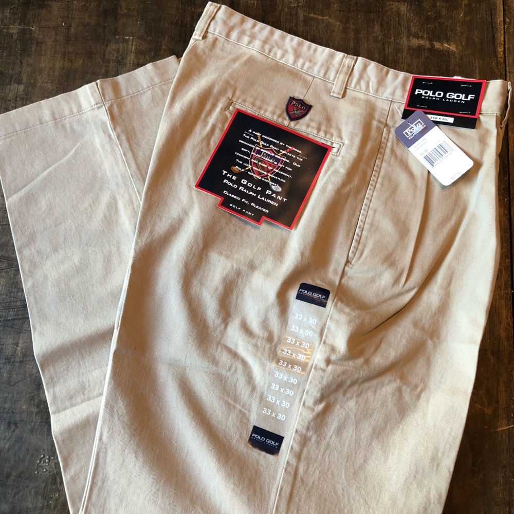 BNWT Men’s Polo golf pants 33x30